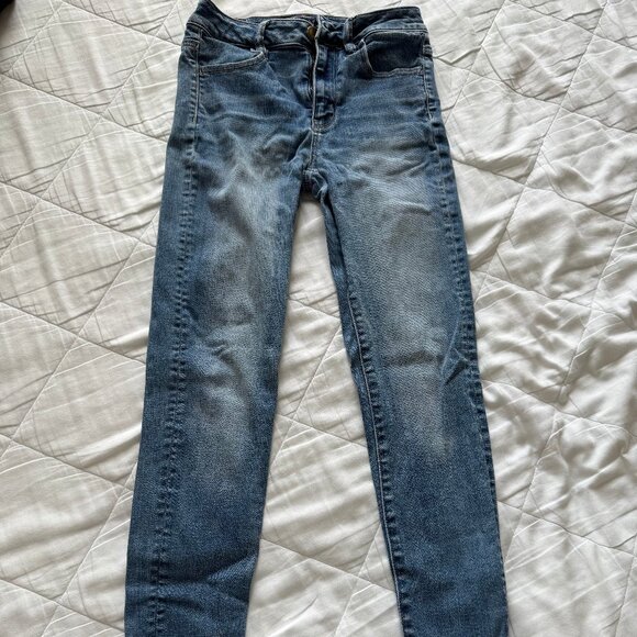 American Eagle Jegging Jeans Medium Wash, Women's 0 - Picture 1 of 3
